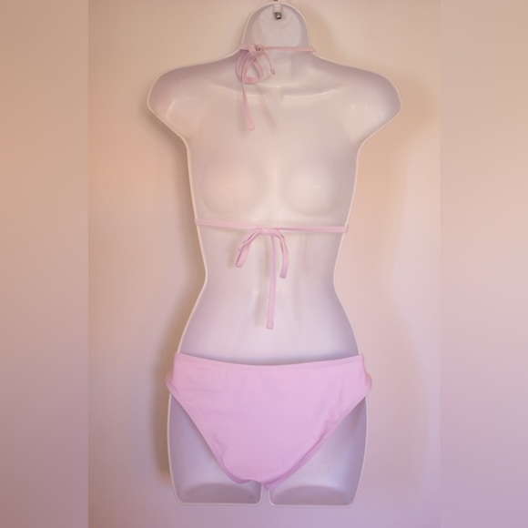 Mermaid Bikini & Tail Set | Pink & yellow | Small - Picture 6 of 15